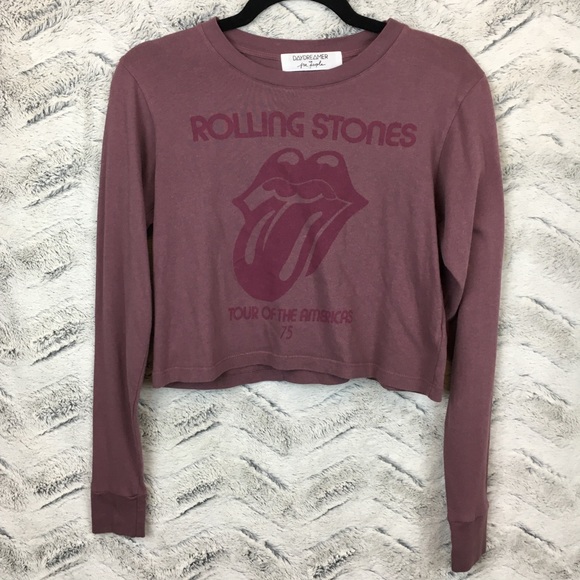 Free People Tops - NWOT Daydreamer x Free People Rolling Stones Crop
